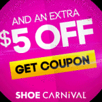 Shoe Carnival: Buy One, Get One Half Off + $5 Off Printable Coupon