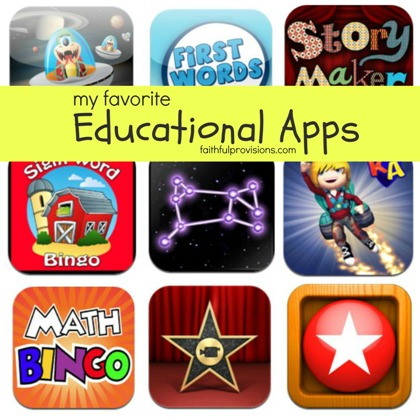 My Favorite Educational Apps