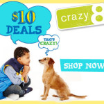 Crazy 8 $10 Deals Sale: $10 Skirts, Pants, Jeans, Fashion Tees & Sleepwear or 2 for $10 Leggings & Graphic Tees!