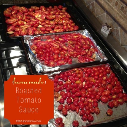 Homemade Roasted Tomato Sauce