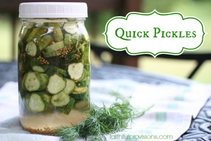 Quick Pickles - FaithfulProvisions.com
