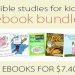 Discounted Ebooks For Kids: 5 Bible Studies for Kids Only $7.40