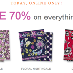 Vera Bradley: Save 70% On Everything (Today ONLY!)