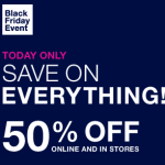 GAP Black Friday: 50% Off Everything (Today Only!)