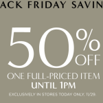 Banana Republic Coupon: Save 50% Off Until 1pm (Today Only!)