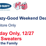 Old Navy: Sweaters Only $8 – Today Only!