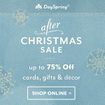 DaySpring After Christmas Sale: Save 75% Off + EXCLUSIVE 25% Off Coupon Code!