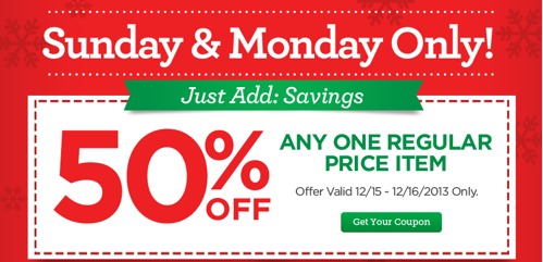 Michaels Coupon: 50% Off One Regular-Priced Item (Today Only ...