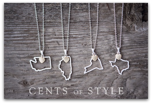 State Pendant Necklace