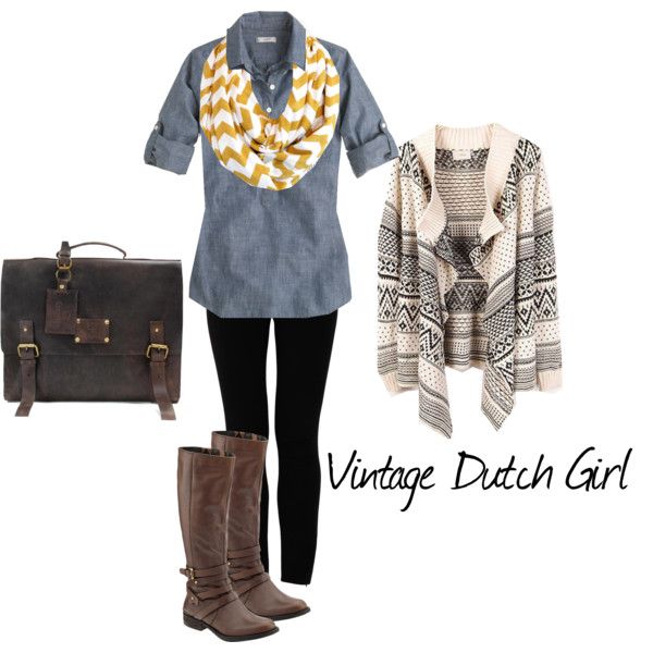 Chevron Infinity Scarf outfit