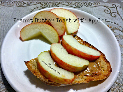 peanut+butter+toast+with+apple