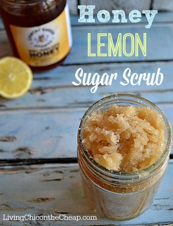 Homemade-Honey-Lemon-Sugar-Scrub