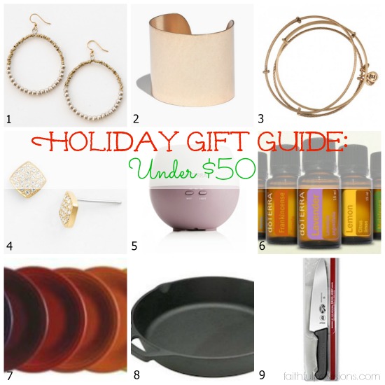 Holiday Gift Guide: For Her - Under $50 | Faithful Provisions