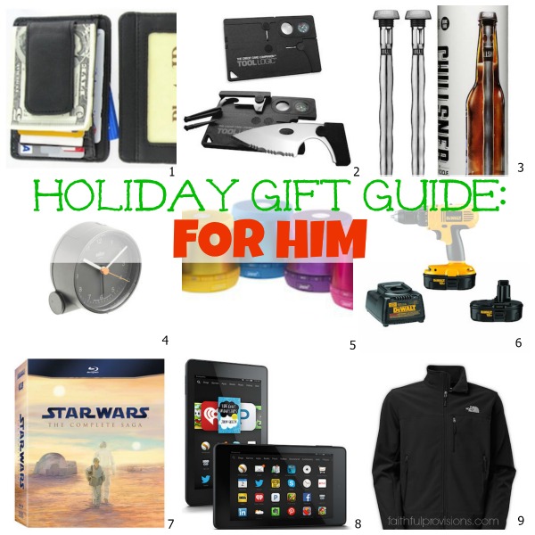Holiday Gift Guide: for Him | Faithful Provisions