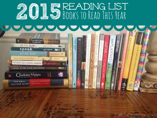 2015 Reading List | Faithful Provisions