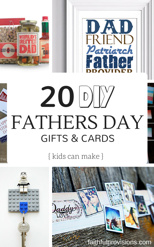 DIY Fathers Day Gifts & Cards