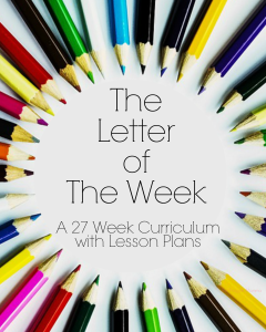 Letter of the Week Curriculum
