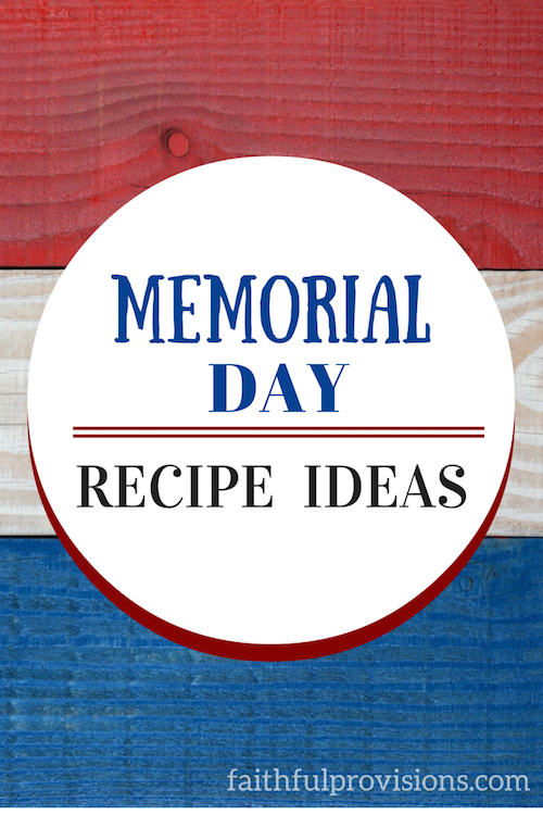 Memorial Day Recipe Ideas