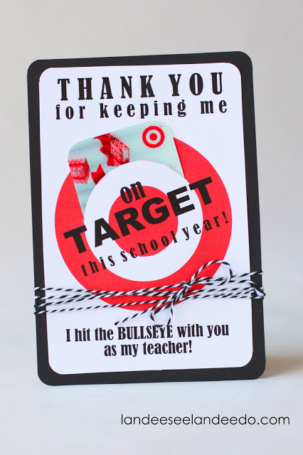 Printable Target Gift Card Holder