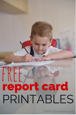 Report Card Printables