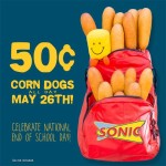 Sonic: $.50 Corn Dogs All Day TODAY ONLY!