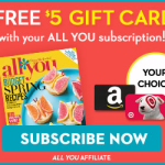 FREE Target or Amazon Gift Card with All You Subscription