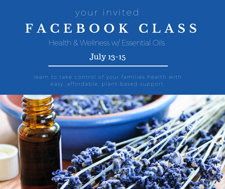 Facebook Essential Oil Class