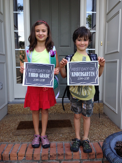 First Day of School Printables