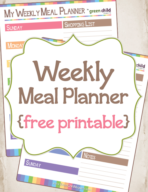 Free Meal Planning Printables - Faithful Provisions