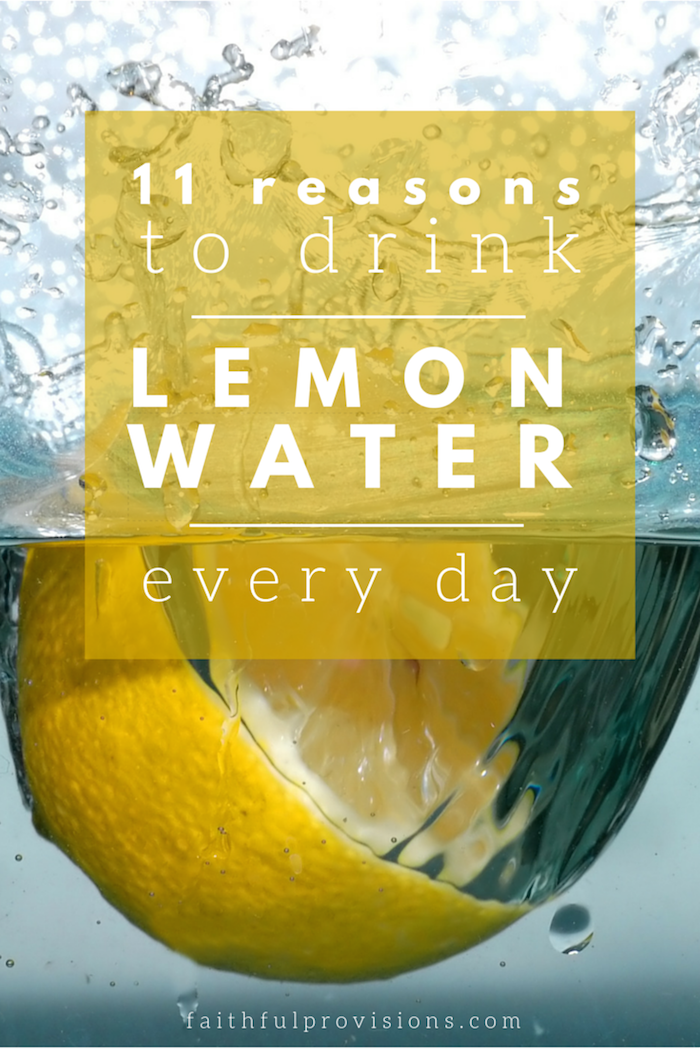 Why I Drink a Glass of Lemon Water EVERY Day | FaithfulProvisions.com