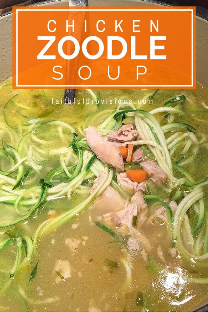 Chicken Zoodle Soup