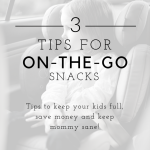 3 Tips for On-the-Go Snacks