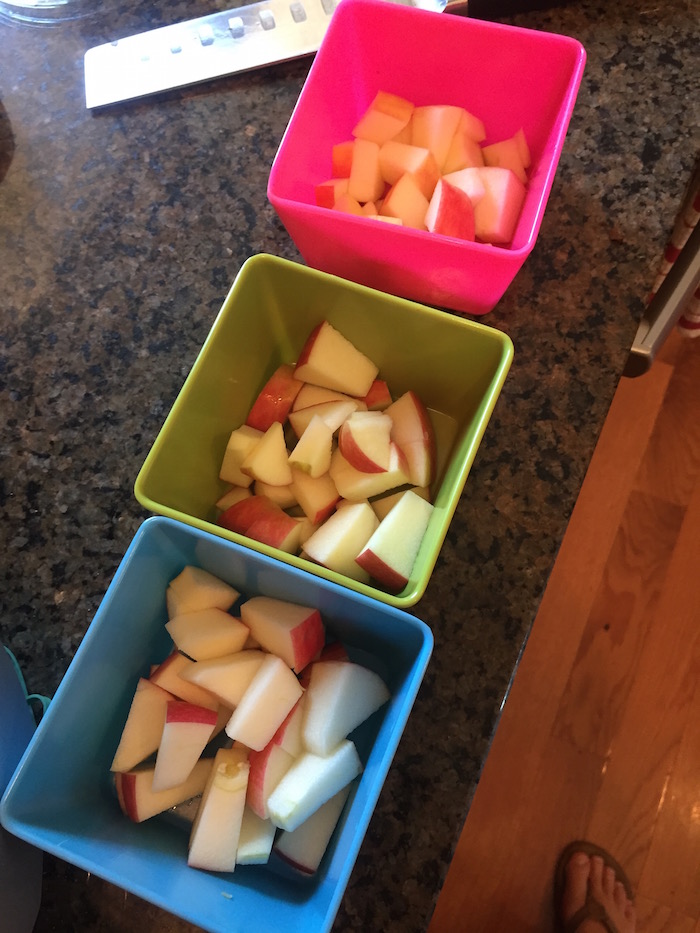 Raw Apple Crisp Snack