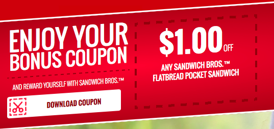 Sandwich Brothers Coupon