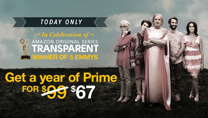 Amazon Prime Emmy Deal