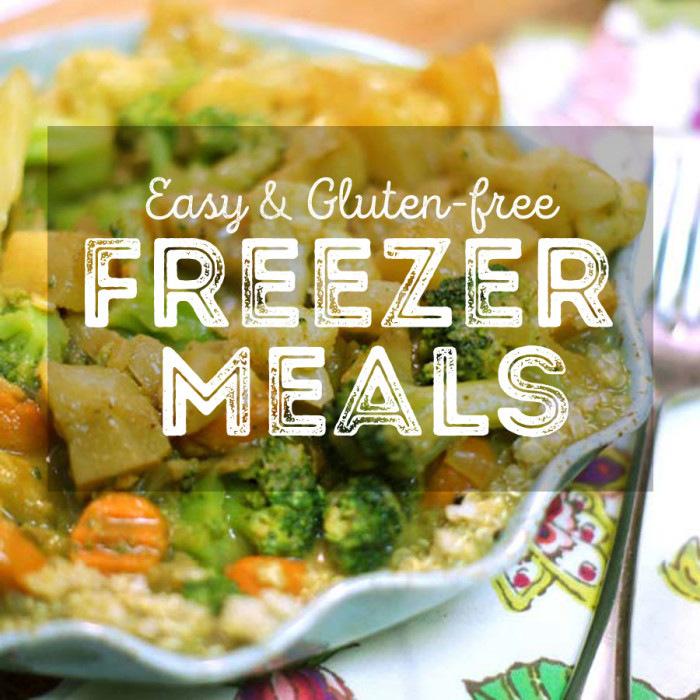 Healthy Gluten-Free Freezer Meals