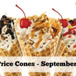Sonic: 1/2 Priced Cones All-Day Today (September 23)