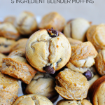 5 Ingredient Peanut Butter Blender Muffins
