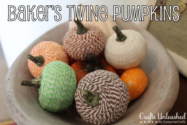 Baker's Twine Pumpkin