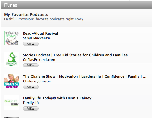 My Favorite Podcasts