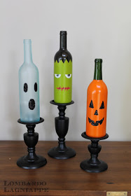 halloween wine bottles