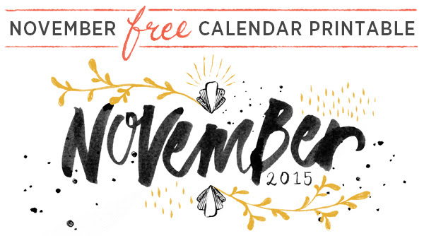 November Printable Calendar