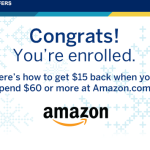 American Express Cardholders: Get $15 Back When You Spend $60 on Amazon