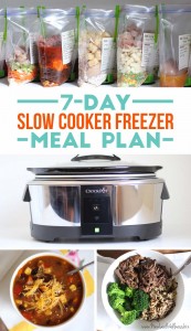 7 Day Slow Cooker Freezer Meal Plan - Faithful Provisions