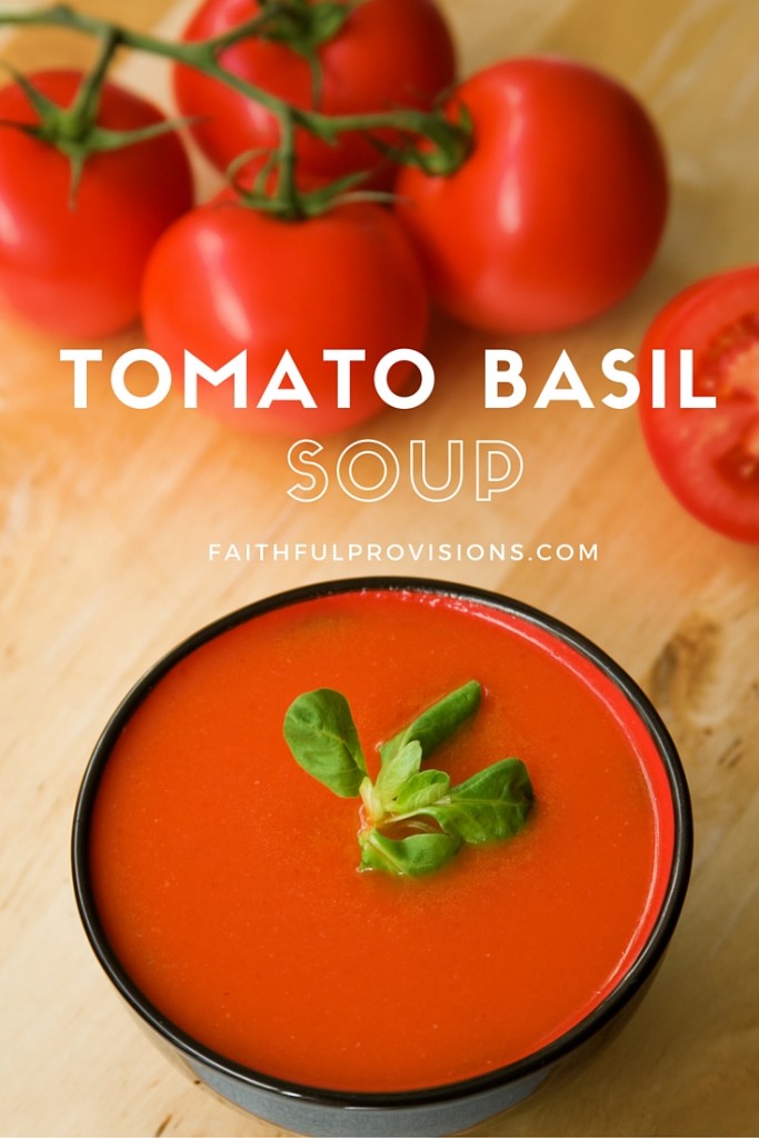 Tomato Basil Soup Recipe 