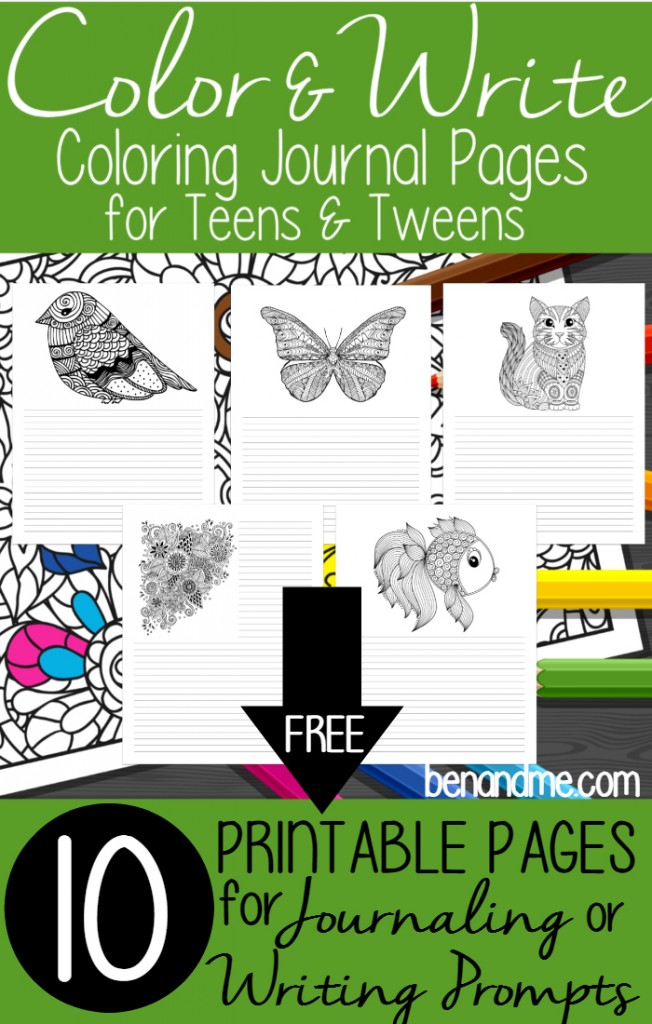 Color-and-Write-Coloring-Journal-Pages-for-Teens-and-Tweens-printable-pages-for-journaling-or-writing-prompts