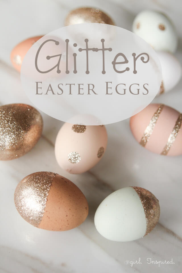 Glitter Easter Eggs