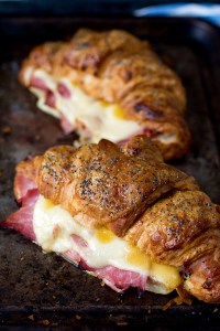Ham-and-cheese-croissants