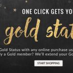 Starbucks: Gold Status with Online or Instore Purchase