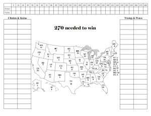 2016 Printable Electoral College Map (Fill-In Version By State ...